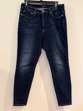 Lucky Brand Dark Wash High-Rise Curvy Skinny Jeans 12/31A